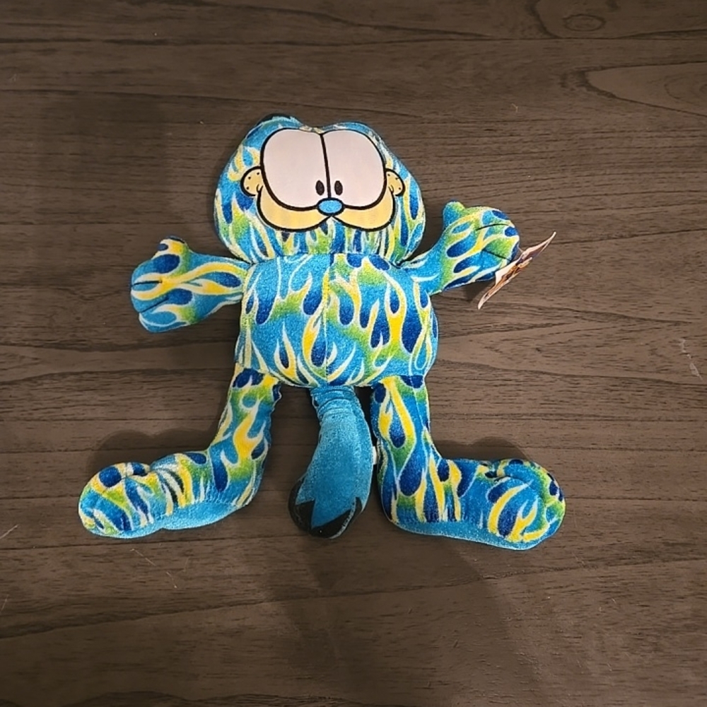 Blue and Yellow Cartoon Character Plush Toy
